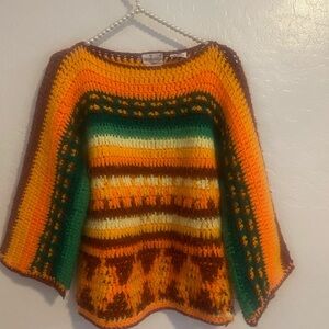Vintage Knitted Sweater Riddles By Ellist Size M